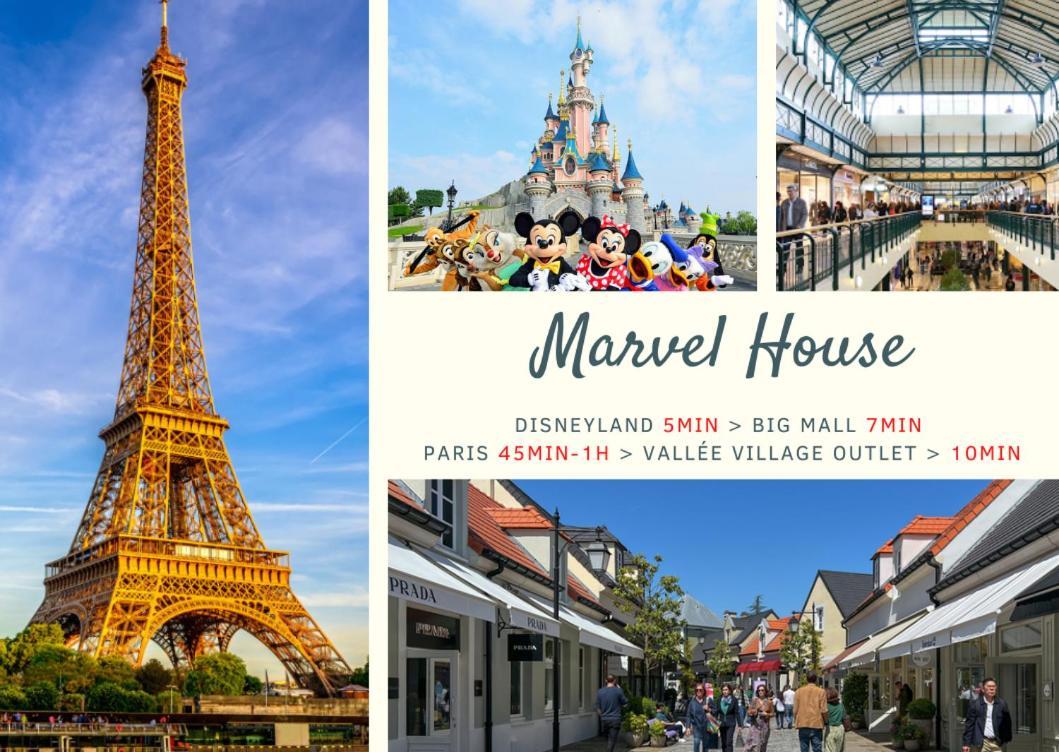Marvel House - Disneyland 5min, Private Parking, Terrace Holiday home Magny-le-Hongre